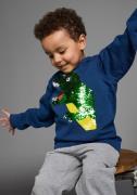 KIDSWORLD Hoodie Met leuke dino van omkeerbare pailletten Lange mouwen...