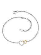 Engelsrufer Enkelkettinkje Harten Bicolor, ERFS-HEART-BIG