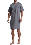 GÖTZBURG Nachthemd Brooklyn V-hals, korte mouw, borstzak