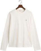 Gant Shirt met lange mouwen REG SHIELD LS T-SHIRT met logoborduursel o...