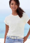 Vivance T-shirt Met modieuze structuur van zachte kwaliteit met katoen