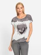 heine Shirt met ronde hals Gedessineerd shirt (1-delig)