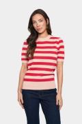 Saint Tropez Gebreide trui MilaSZ SS Block Stripe Pullover