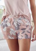 Lascana Pyjamashort met bloemenprint