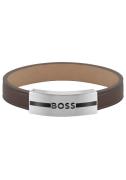 Boss Armband Sieraden roestvrij staal armbanden leren armband LUKE voo...