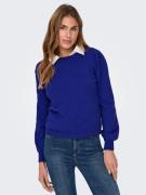 Only Trui met ronde hals ONLKATIA LS STRUCTURE PUFF O-NECK CC KNT