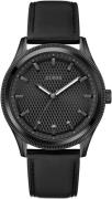 Guess Kwartshorloge Dex Polshorloge, herenhorloge, leren band, mineraa...