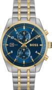 Boss Chronograaf SKYTRAVELLER Quartzhorloge, horloge, herrenuur, leren...