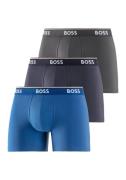 BOSS Lange boxershort BRIEF 3 PACK met in kleur bijpassende weefband (...