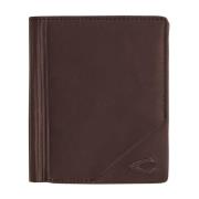 camel active Portemonnee Taiga van mat leer met verticaal geperste lij...