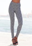 Lascana Legging met klassiek ruitontwerp