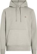Calvin Klein Sweatshirt WOVEN LABEL HOODIE Kangoeroezak, logoborduring