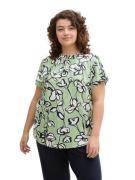 TOM TAILOR MY TRUE ME Blouse met korte mouwen met print all-over