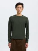 SELECTED HOMME Gebreide trui SLHBERG CREW NECK NOOS