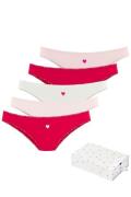 Lascana Brazilian slip met schattige hartjesprints en van elastische k...