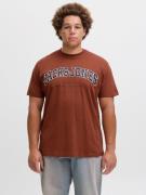 Jack & Jones PlusSize T-shirt JJECALEB VARSITY TEE SS O-NECK NOOS PLS