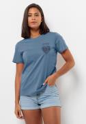 Jack Wolfskin T-shirt DISCOVER HEART T W