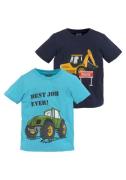 KIDSWORLD T-shirt BEST JOB EVER! korte mouwen, bedrukt, ronde hals, va...