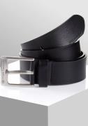 Tom Tailor Leren riem TTCALVINPLUS 4 cm brede herenriem, casual en jea...