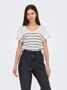 Only Shirt met korte mouwen ONLEMILY LIFE S/S HEART TOP CS JRS
