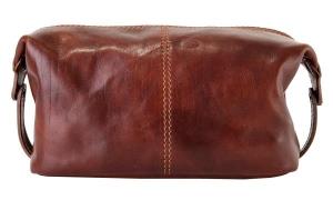 Piké Toilettas echt leer, made in italy