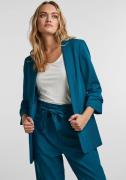 pieces Blouseblazer PCBOSELLA 3/4 BLAZER NOOS met plooidetail op de mo...
