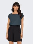 Only Blouse met korte mouwen ONLVIC – Vrouwelijke blouseshirt in losse...
