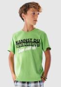 KIDSWORLD T-shirt KANNST DU SUBTRAHIEREN? Korte mouwen, met trendy pri...