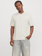Jack & Jones Trui met korte mouwen JJEEMIL KNIT RELAXED POLO SS SN