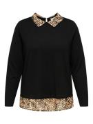 ONLY CARMAKOMA Shirt CARALBA LS MIX TOP JRS