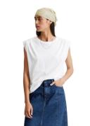 Marc O'Polo DENIM T-shirt relaxed, schouderpartij in plooien gelegd