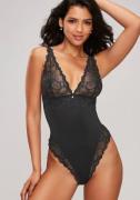 Lascana Body met hoge beenopeningen en fijne kant, sexy lingerie
