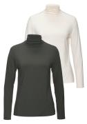 Lascana Shirt met staande kraag Van zachte viscose-stretch van zachte ...