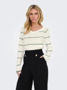 Only Trui met V-hals ONLGEENA L/S V-NECK KNT NOOS
