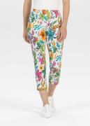 Stehmann 3/4 broek met een bloemmotief