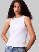 Calvin Klein Tanktop A - WVN LBL 2X2 CTTN