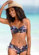 Lascana Beugelbandeau bikinitop MALIA met tropische print