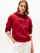 Tommy Hilfiger Hoodie MDRN REG CORP LOGO HOODIE met geborduurd logo-op...