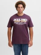 Jack & Jones PlusSize T-shirt JJELOGO TEE SS ONECK 2 COL AW25 NOOS PLS