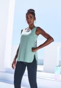 active by Lascana Tanktop Sporttop met mesh inzet en racerback