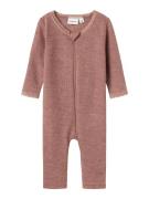 Name It Pyjama NBFWANG WOOL NEEDLE NIGHTSUIT SOLID NOOS