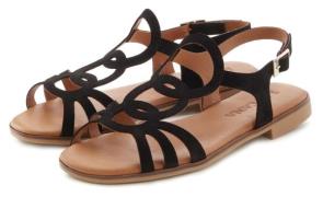 Lascana Sandalen Zomerschoen van hoogwaardig leer, sandaal, zomerschoe...