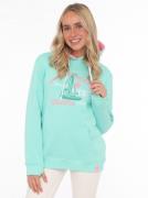 Zwillingsherz Hoodie Vrij zijn met maritiem design, kangoeroezakken en...