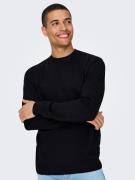 ONLY & SONS Gebreide trui ONSLOUI REG 12 MEL CREW KNIT NOOS