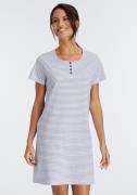 Vivance Dreams Nachthemd met strepen van voorgeverfd garen