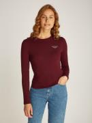 Tommy Jeans Curve T-shirt TJW SLIM ESSENTIAL LOGO 2 LS EXT in grote ma...