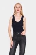 Saint Tropez Tanktop SZ-MAYA TANK TOP met zijde-aandeel