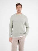 Lerros Gebreide trui met geborduurd logo