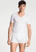 CALIDA T-shirt Cotton Code met v-halslijn en perfecte pasvorm
