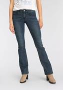 Arizona Bootcut jeans Shaping bootcut, contraststiksels, used-look-was...